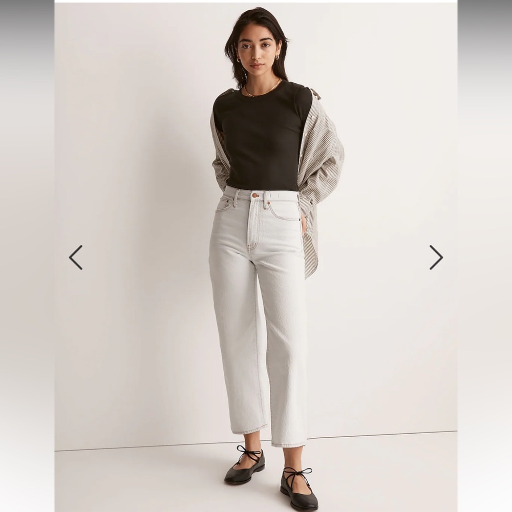 Madewell The Perfect Vintage Wide-Leg Crop Jean in Edmunds Wash